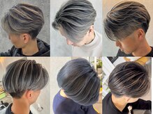 アルファ ヘアー(ALPHA HAIR)の雰囲気(デザインカラー、バレイヤージュ、白髪ぼかしハイライト)