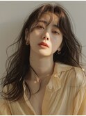 ミディアムレイヤーカット_ハッシュカット顔周りカット調布韓国