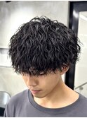 縦落ちツイスパ/広島メンズパーマ/広島メンズ