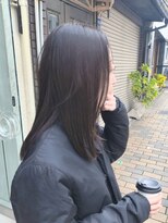 イオ(io)&nbsp;顔回りカット/レイヤーカット/ ローズブラウン