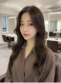 韓国ヘア/透明感カラー/レイヤーカット/ハッシュカット
