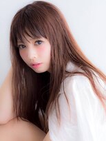 ヘアースペース ブイ(hair space V) ウェット感が可愛い！ナチュラルストレートスタイル