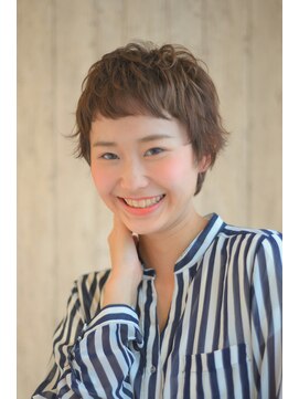 ゼンコー キチジョウジ(ZENKO KICHIJOJI) ZENKO吉祥寺/セミウエットパーマ×マロンベージュ・20代・30代