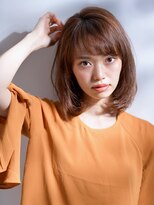 ネオリーブアオバ 高田馬場店(Neolive aoba)&nbsp;【高田馬場/aoba】モーブカラー×内巻きミディ