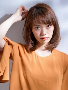 ネオリーブアオバ 高田馬場店(Neolive aoba) 【高田馬場/aoba】モーブカラー×内巻きミディ