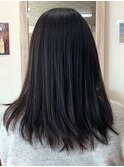 自然派黒髪ロング