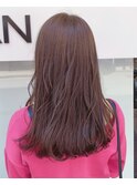 ブリーチなし × ピンクブラウン Hair Design Collet Ginza