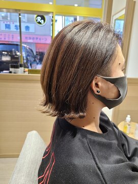 ヘアサロン R3 お手入れ簡単ボブヘア3
