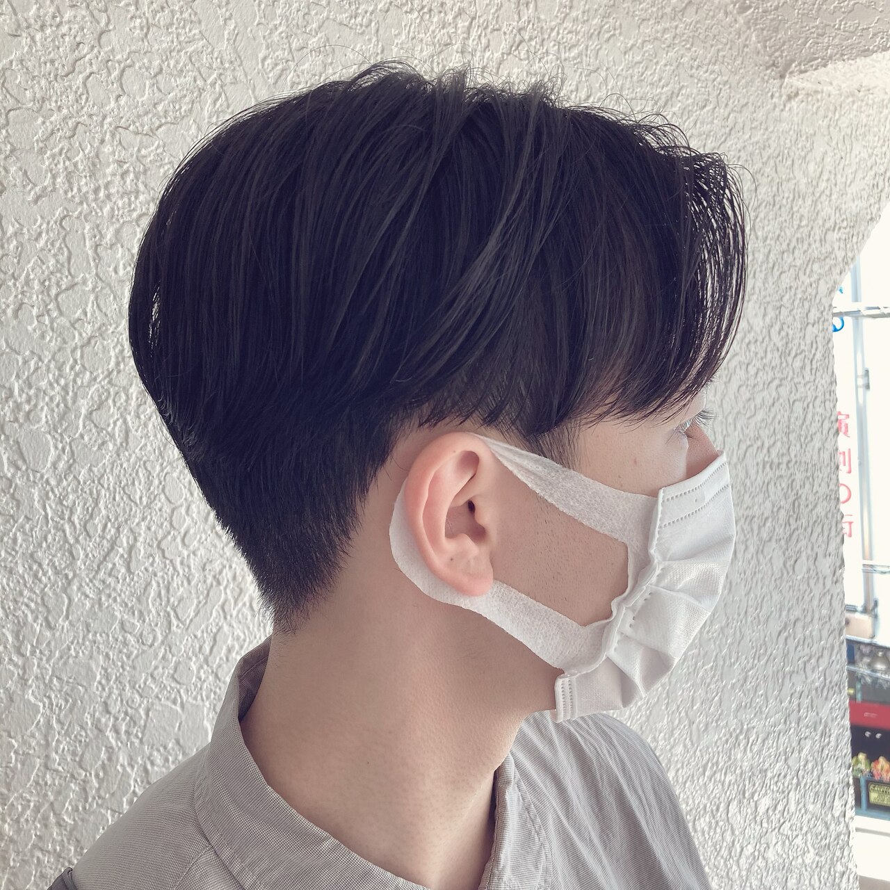 孤独なセンター分け センターパート：L149376927｜スキル(SKILL)のヘアスタイル