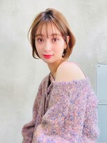 エイミー(Aimee)&nbsp;Aimee 町田　耳掛けショートボブ×大人マロン