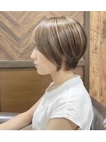 アルバ ヘアリゾート(ALBA)&nbsp;【ALBA】上品なハイライトショートボブ　☆★