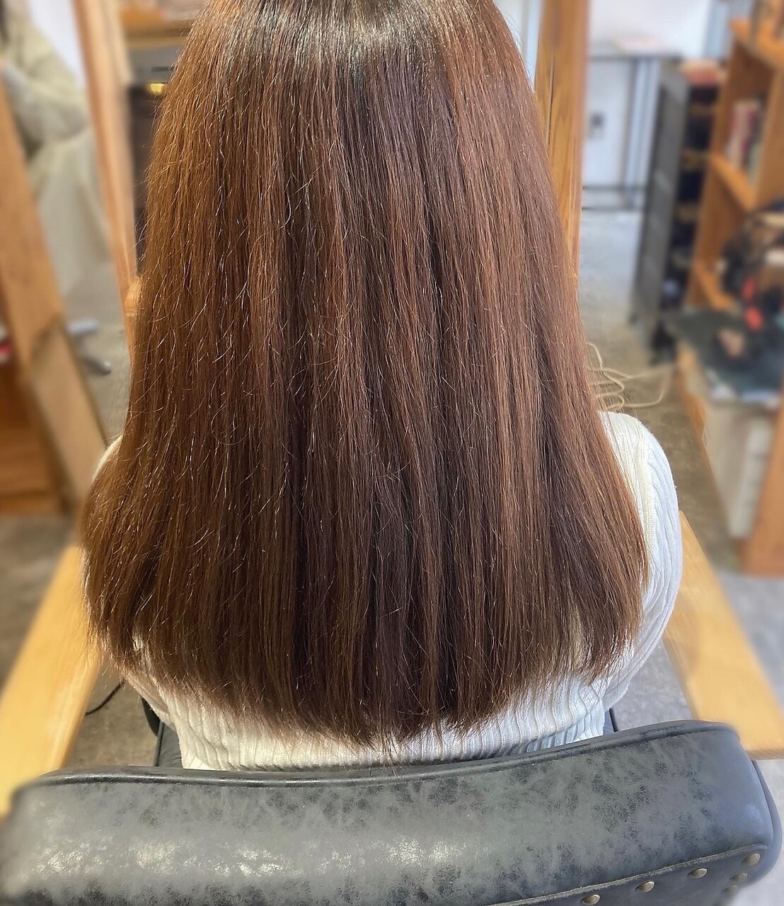 地毛風カラー チョコレートブラウン 暗髪 イメチェン：L175808613