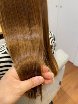 アニュー 北浦和店(ANEW) 《髪質改善》ツルツルベージュカラー