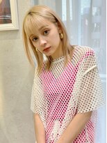 ロンドシエル 横浜(Lond ciel)&nbsp;【石垣麻衣】ハイトーンミディアムレイヤースタイル