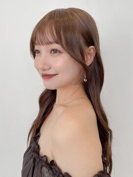 ノイ(noi) 顔周りレイヤーカットくびれヘアミルクティーベージュカラー