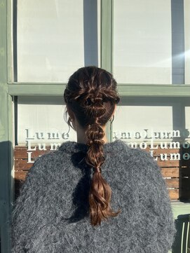 ルーモ(Lumo) ヘアセット/お呼ばれヘア/たまねぎポニー