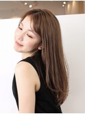 30代40代　広尾　南青山　ストレートヘア　セミロング