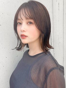 リヤン 表参道(lyann) ★小顔大人ガーリーダークアッシュミディアムレイヤーカット