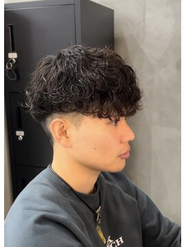 スイッチ(men's SWITCH) 大分メンズ波巻きスパイラルパーママッシュ刈り上げレイヤー