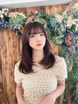 ラフィス ヘアー リノ 三宮店(La fith hair lino)&nbsp;【La fith】内巻きセミロング×顔周りレイヤー