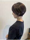 くせ毛活かしショートボブ