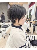 【御徒町】20代30代40代50代/黒髪ひし形ショート
