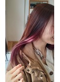 インナーカラーvivid pink
