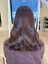 スニュウ(snuw)&nbsp;切りっぱなしボブ／マロンベージュ／ミルクティカラー