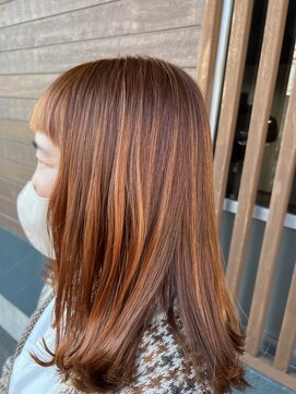 カームズ スパアンドカラー(CALMS) ハイライトカラー／オレンジベージュ