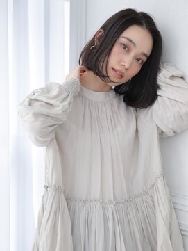 アビエブラン 若江岩田(abije blanc) ノーバングのボブ【若江岩田駅】★20代30代50代 髪質改善