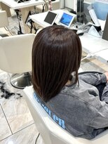 ケンジ 平塚 アネッタ(KENJE annetta)&nbsp;【ワンカラー】艶髪透明感ブラウン