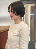黒髪ショート マッシュ ウルフカット ショートレイヤー 20代30代