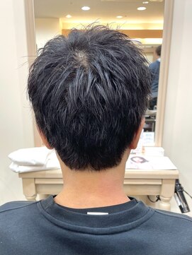 アルターリール(aL ter Rire) 韓国マッシュ/スパイキーショート/ブルーブラック[鎌取］中村