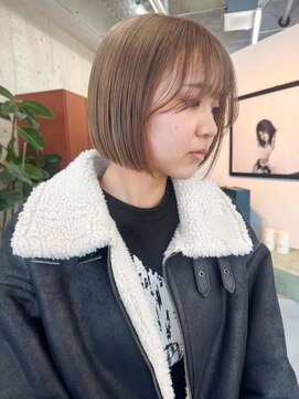 ノエ(noe) ホワイトグレージュ/デジタルパーマ/チェリーブラウン/栄k45