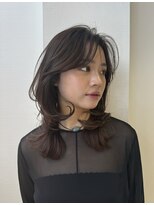 ロンドアベニール 北千住(Lond avenir)&nbsp;くびれヘア/顔周り/韓国/レイヤーカット/黒髪/ロング/前髪北千住
