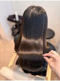クオライン縮毛矯正＋バイカルテトリートメント☆