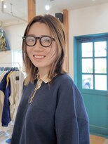 ディッセンバー 伊勢崎(December)&nbsp;切りっぱなしボブ/ミニボブ/丸くないボブ/ヘーゼルベージュ