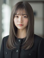 ライクバイコトナ 越谷(RIKE by kotona)&nbsp;忙しい30代に人気！越谷の時短セミロング×ヘーゼルブラウン