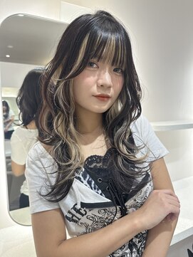 レイヤーカット/インナーカラー/ベージュ/顔周り/[名古屋/名駅]