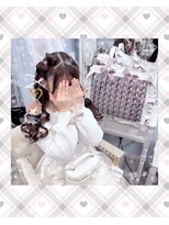 新宿コットン(cotton hair)&nbsp;立体リボン編みたらし