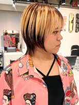 イズ(iss)&nbsp;【大須/矢場町】アンブレラカラー　ショート　ウルフ