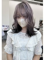 リノート バイ エゴル 太田川(Linoet by ENGOL)&nbsp;ラベンダーグレージュ/デザインカラー/ハイトーンカラー