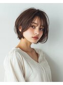 大人ショートボブ 20代30代40代ヘア 小顔 大阪クビレ茨木