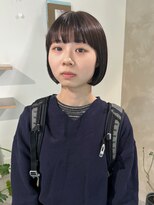 ノマド(nomad)&nbsp;ボブ　切りっぱなし　フルバング
