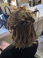 ヘアメイク エンカレッジ(HAIR MAKE encourage) ハーフ団子