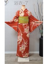 きものサロン すずめ屋&nbsp;レンタル番号　浴衣-7（レトロ）