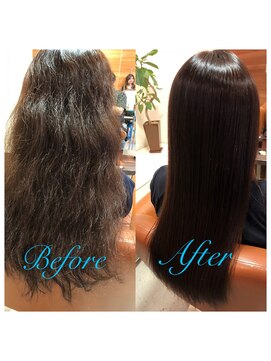 アンバー(umber) ノーアイロン縮毛矯正