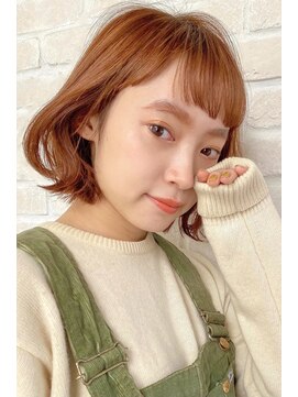 エレノア 自由が丘店(Eleanor) オレンジベージュ×外ハネボブ♪