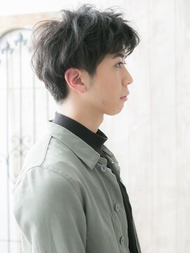 グルーミングサロン バーバー キャッスル 北浦和西口(Grooming salon Barber Castle) ラフな質感で遊ぶ!ランダムパーマ西海岸ツイスパL