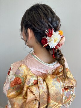コアフィールみま 鴨島店 振袖ヘア